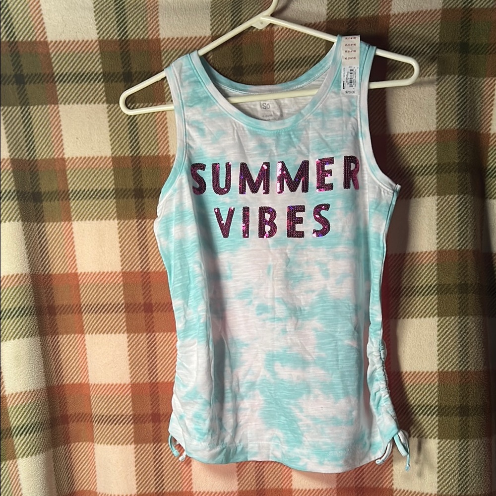 Summer Vibes Tie-Dye Tank Top